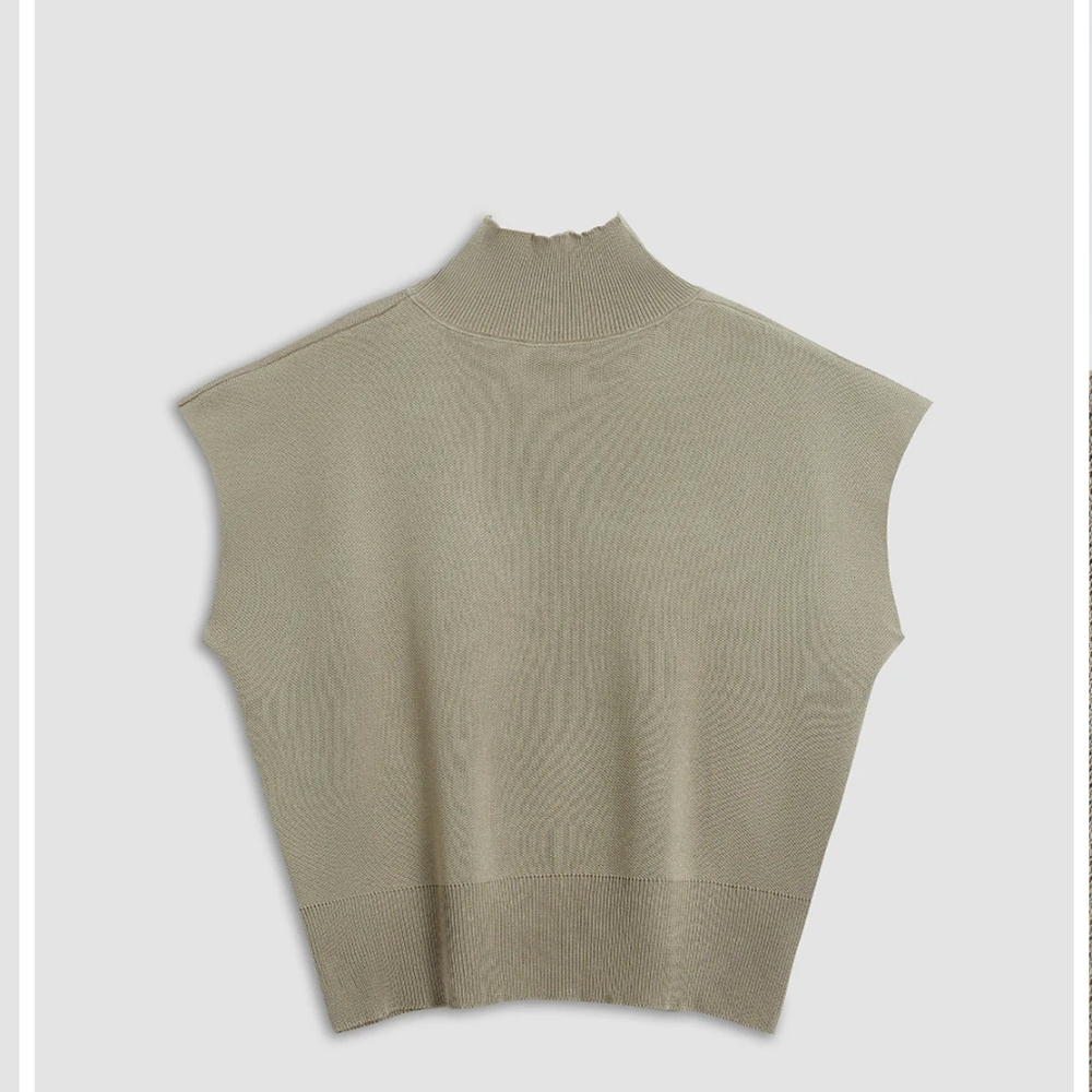 NWT Commense Leisurely Solid pullover sweater vest in khaki size  large - Picture 5 of 16